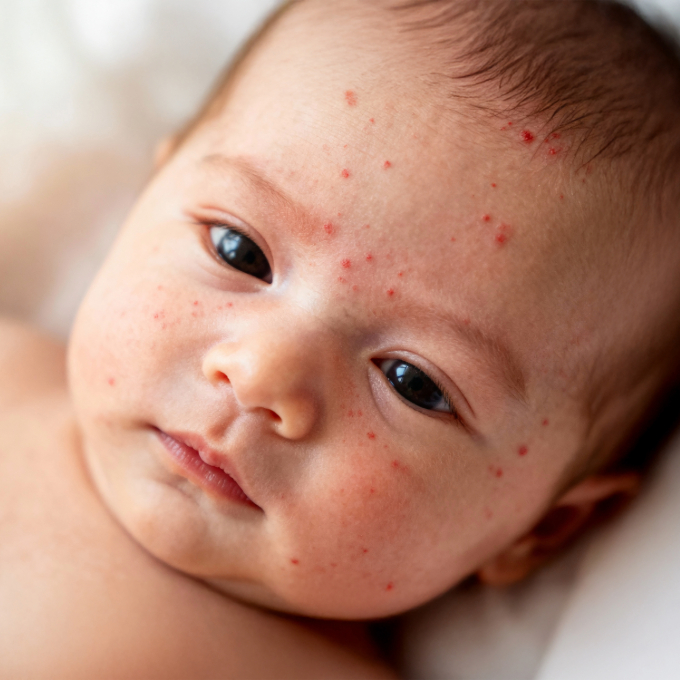 Tutto quello che devi sapere sull’acne neonatale